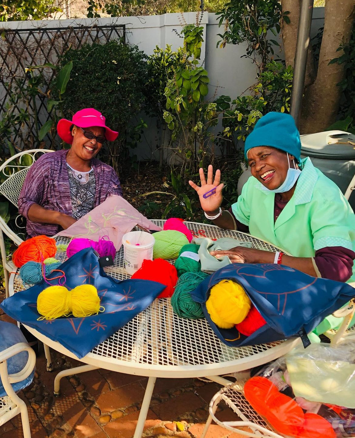 Limited edition punch needle cushions