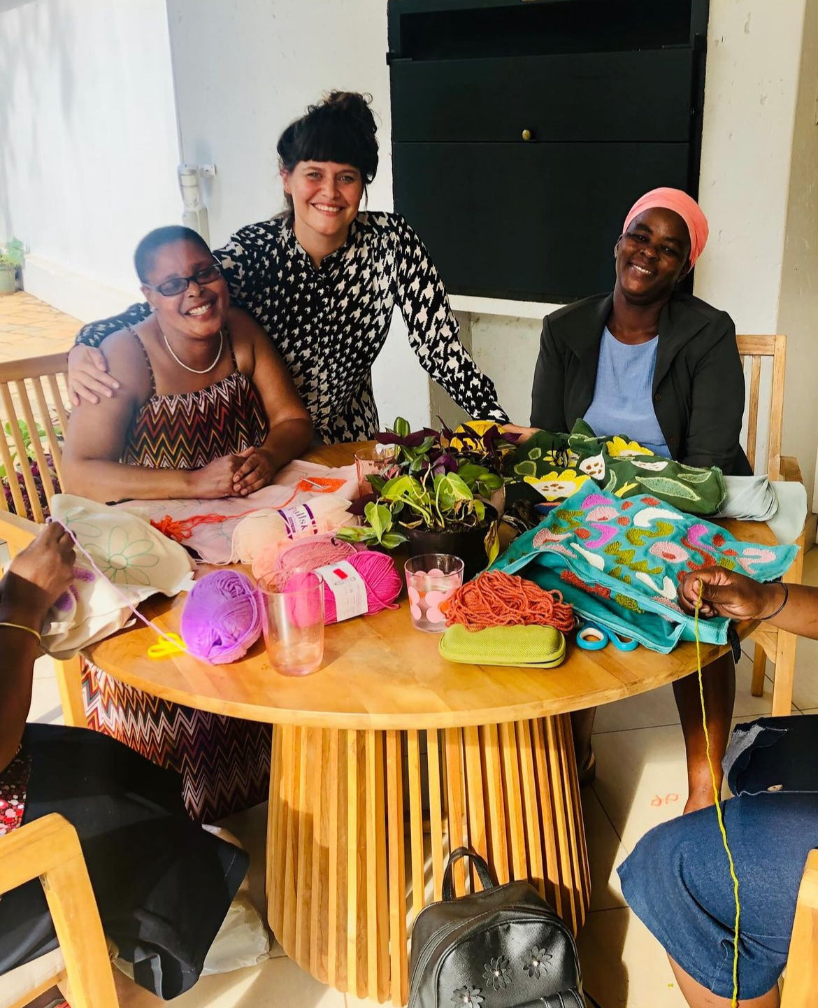 Limited edition punch needle cushions