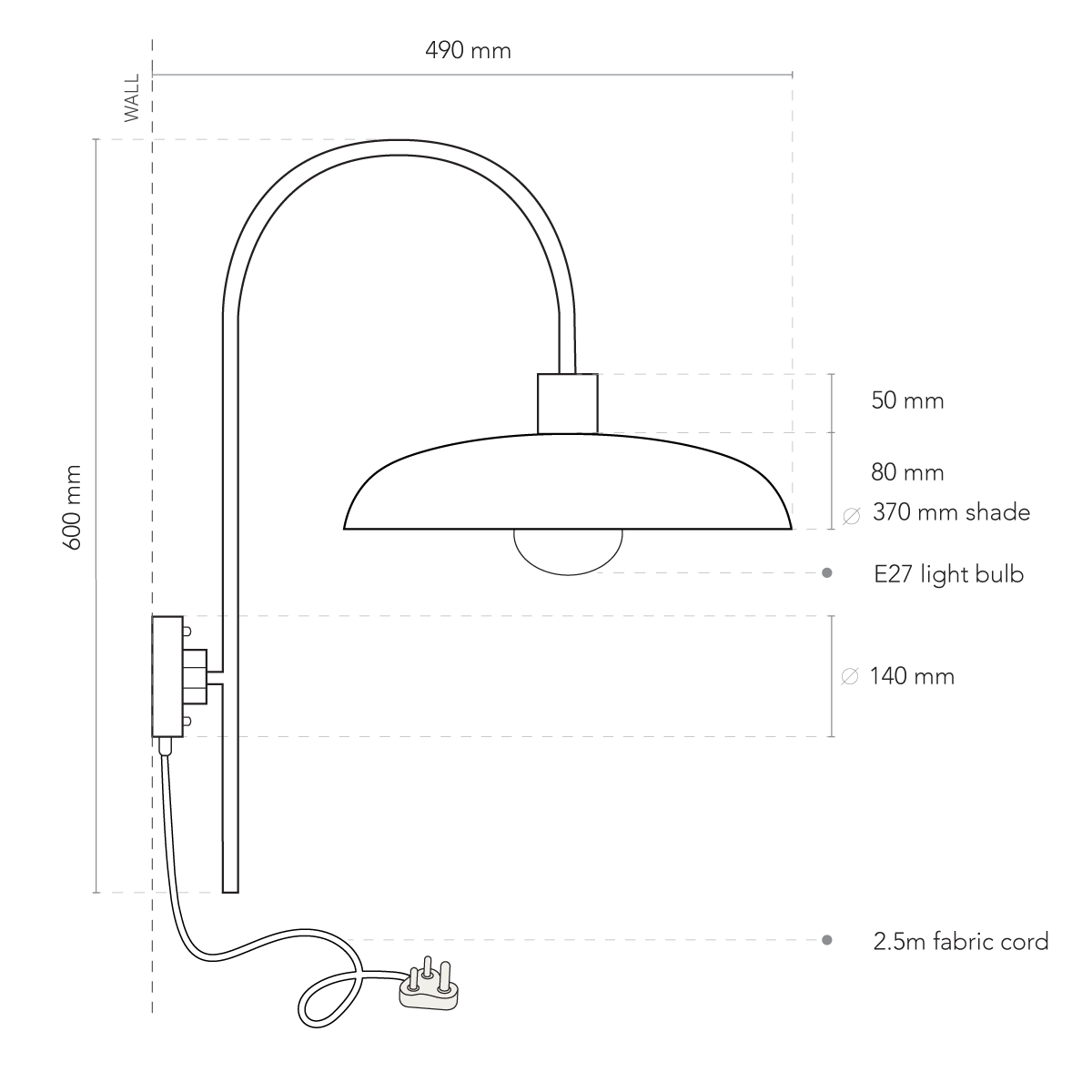 Sunset Swivel Paradise Wall Light