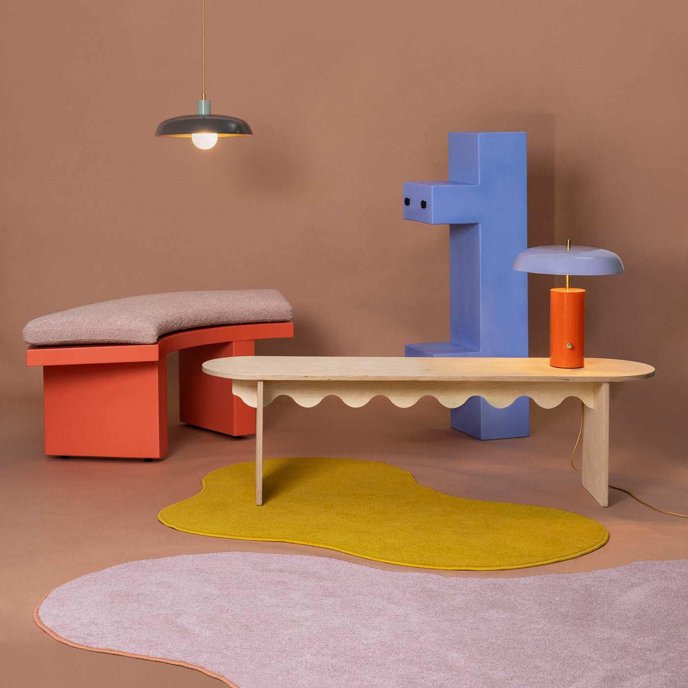 Macaroni Bench by Arrange Studio