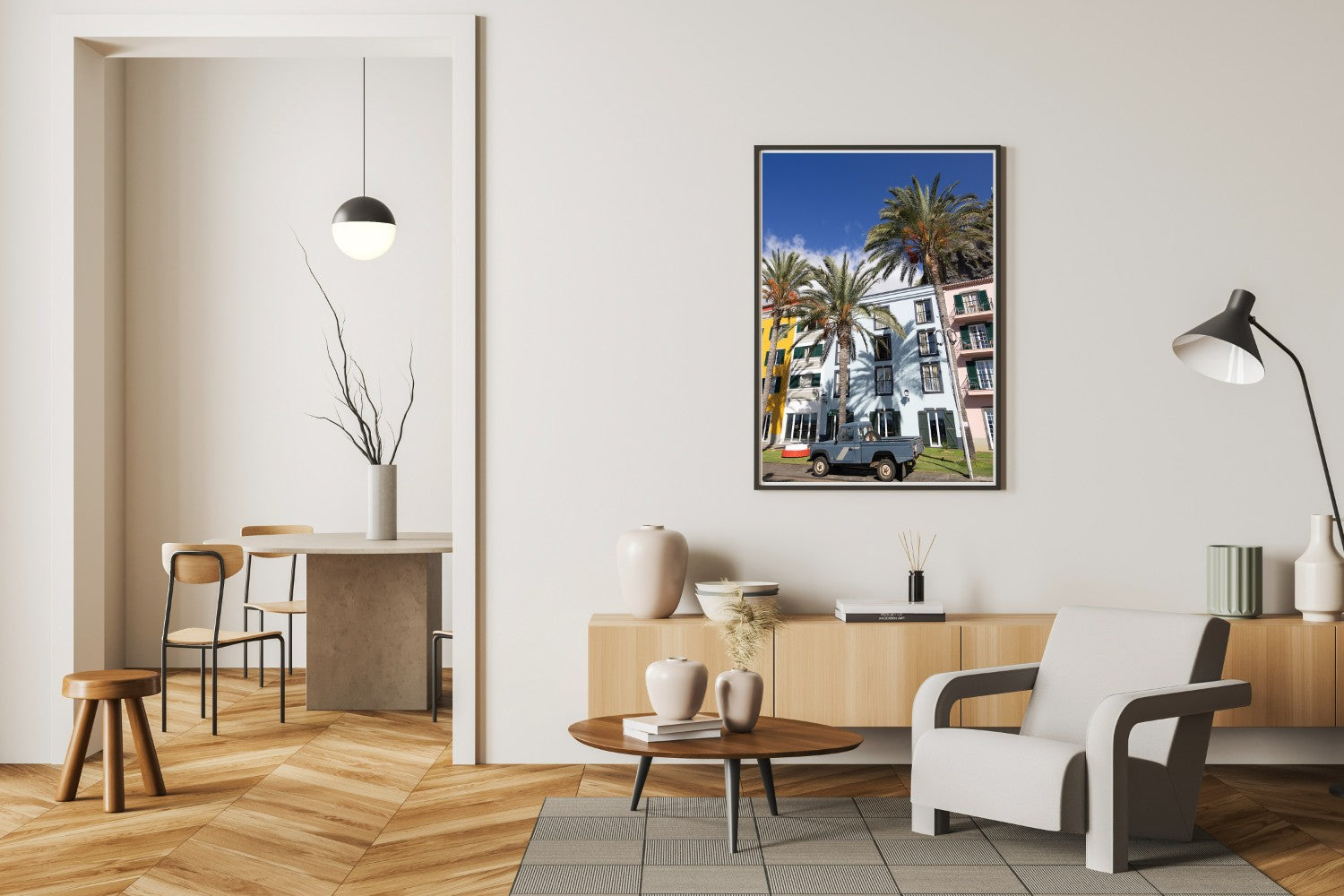 Madeira Buildings photography print