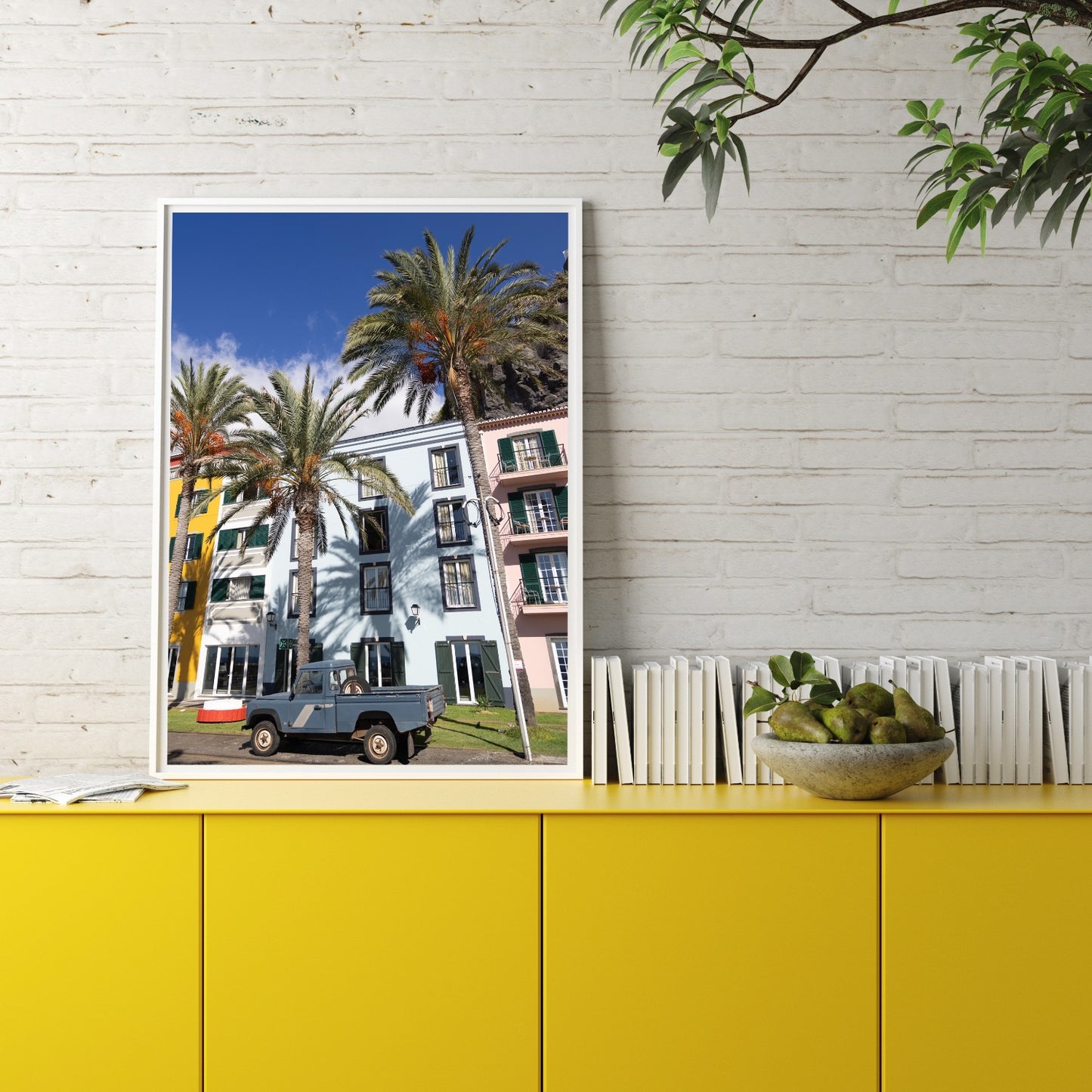 Madeira Buildings photography print